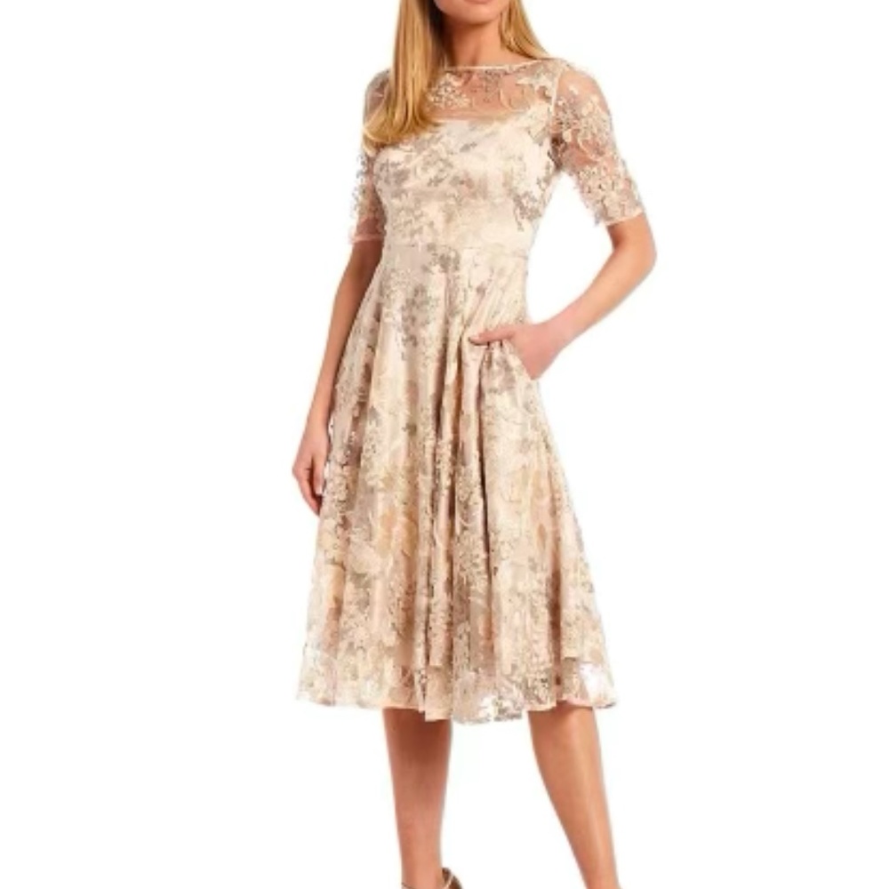 Eliza J Tea Length Dress